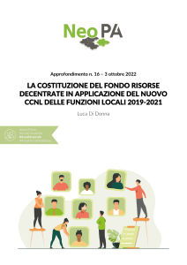 Approfondimento 162022 Ipotesi CCNL Funzioni Locali 2019-2021 Costituzione Fondo risorse decentrate