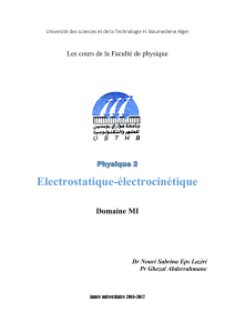 electrostatique-electrocinetique