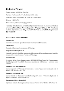 CV Federica Pirozzi nuovo