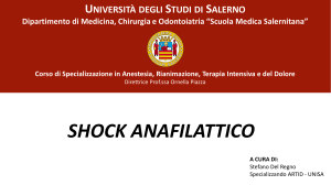 Shock anafilattico