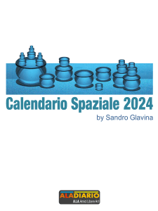 ALADIARIO_01_2024_ALLEGATO Calendario spaziale 2024 by Sandro Glavina