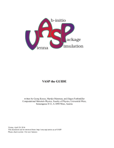 VASP usermanual