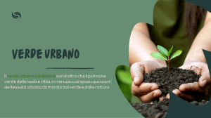 Il verde Urbano