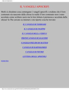VANGELI-APOCRIFI