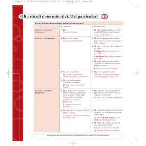 Scheda3 GliArticoliDeterminativi