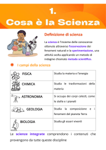 Introduzione alla Scienza: Metodo, Misure e Campi