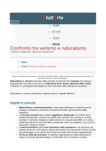 Verismo vs Naturalismo: Confronto e Analisi Letteraria