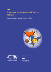 Linee guida NEMO: Nomina Energy Manager 2022