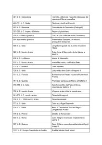 Cronologia Eventi Storici: Dal 381 d.C. al 1500 d.C. - Medioevo