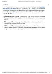 2025 Perchè Chariots of Fire è trdotto con momenti di gloria  - Cerca con Google