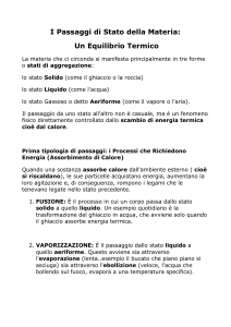 Passaggi di Stato della Materia: Un Equilibrio Termico