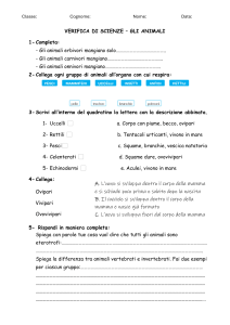 animali verifica